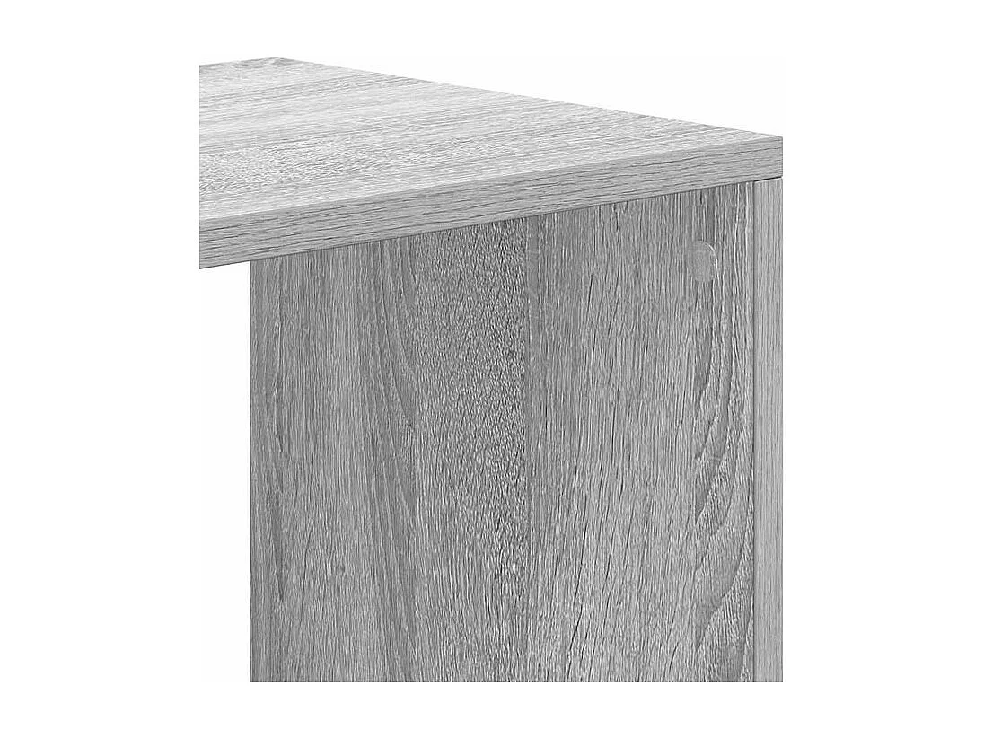 Bibliothèque sonoma gris 66x31x112 bois d'ingénierie