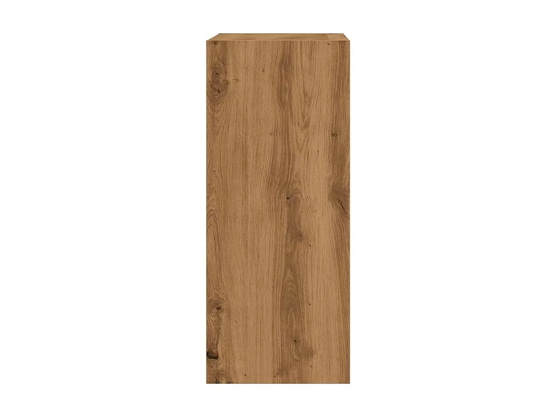 Bibliothèque-Séparateur de pièce chêne artisanal 40x30x72