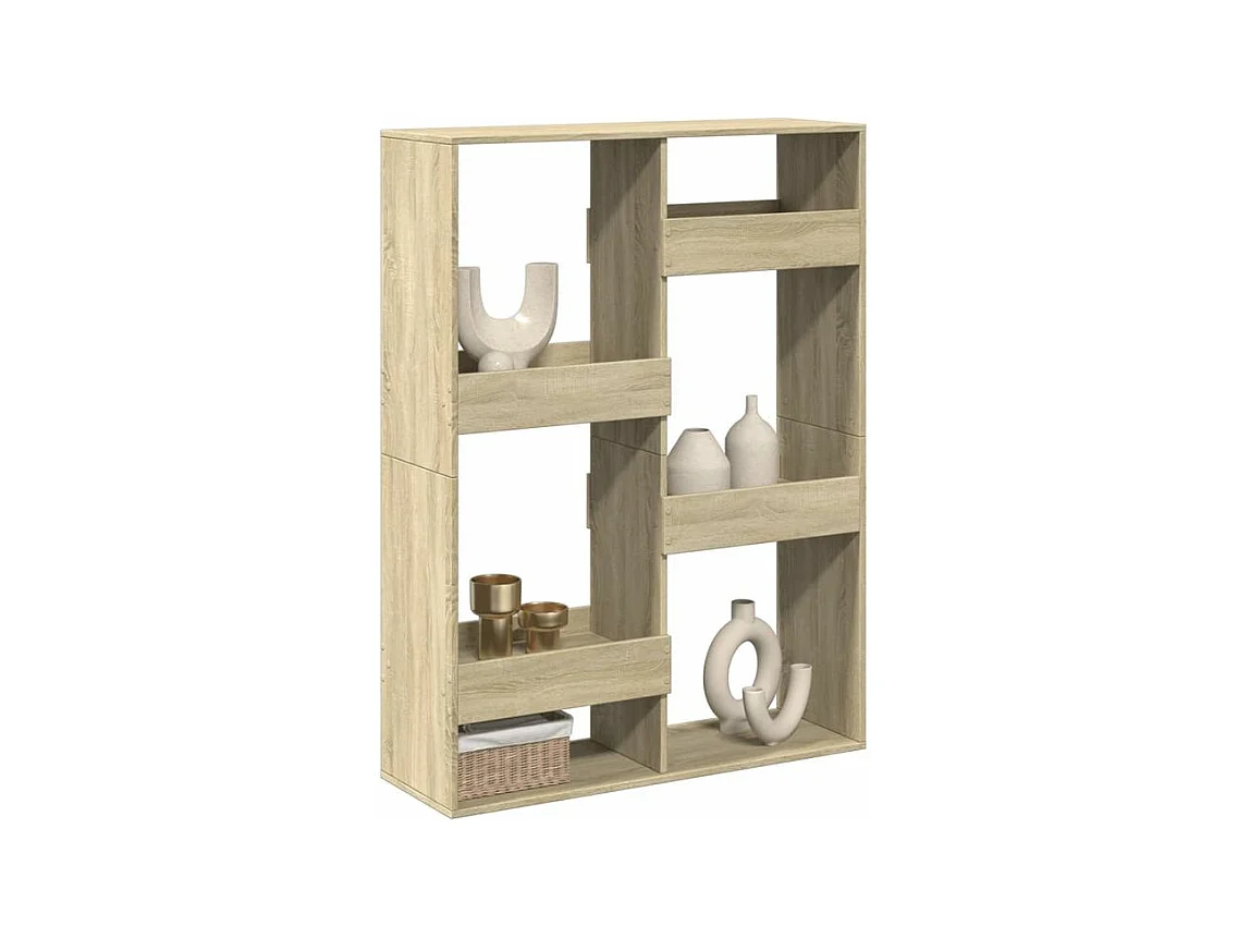 Cloison de séparation chêne sonoma 100x33x135 bois ingénierie