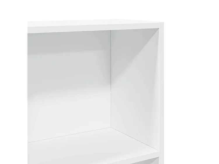 Bibliothèque blanc 40x24x176 bois d'ingénierie