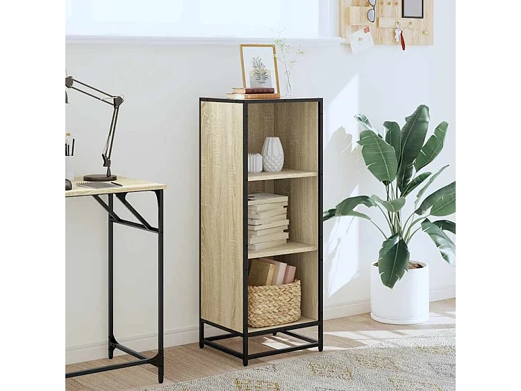 Bibliothèque chêne sonoma 40x35x107,5 bois d'ingénierie