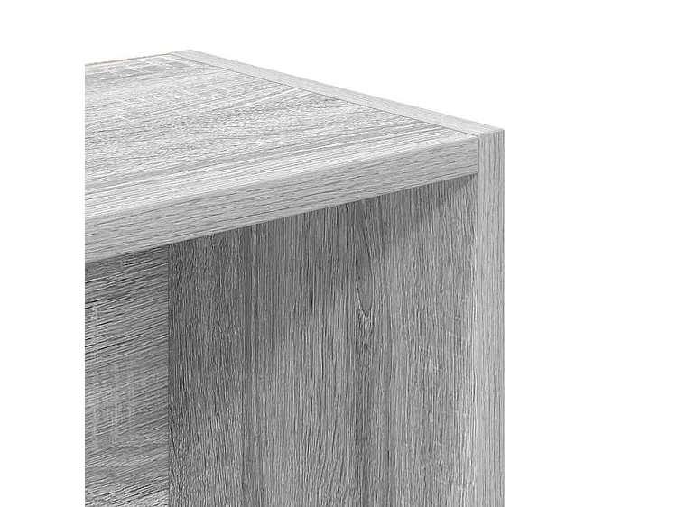 Bibliothèque sonoma gris 31x24x102 bois d'ingénierie