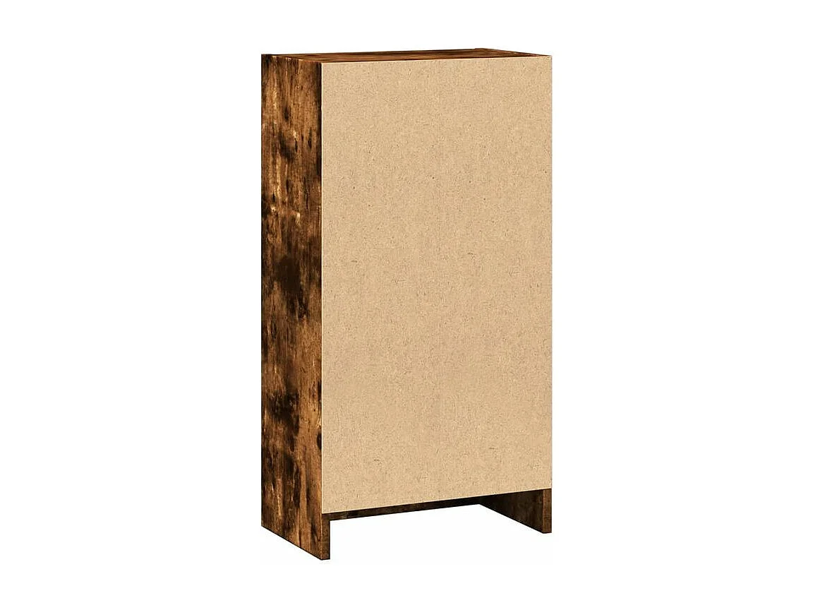 Bibliothèque chêne fumé 40x24x76 bois d'ingénierie