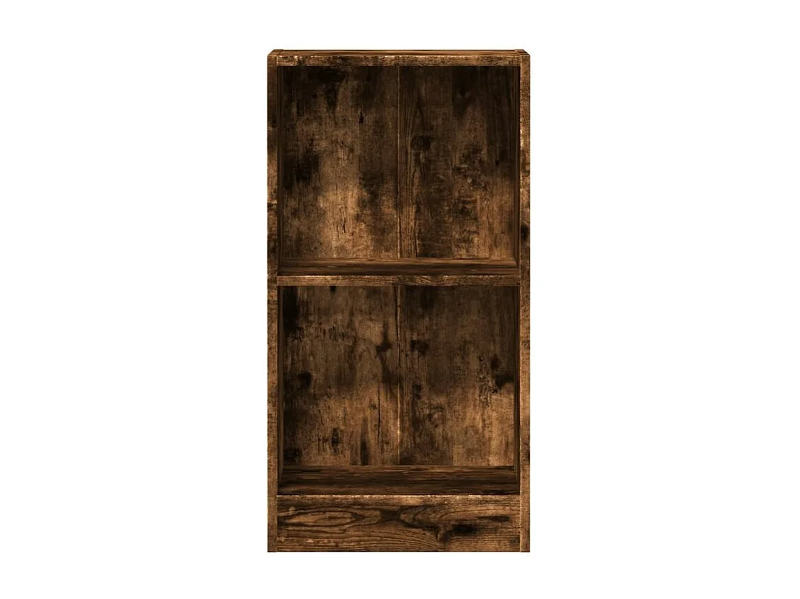 Bibliothèque chêne fumé 40x24x76 bois d'ingénierie