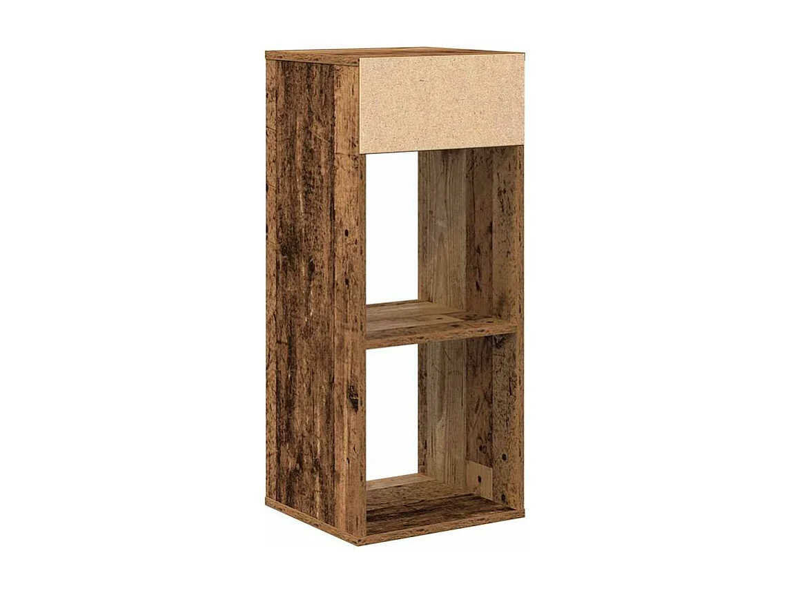 Bibliothèque vieux bois 34x31x80 bois d'ingénierie