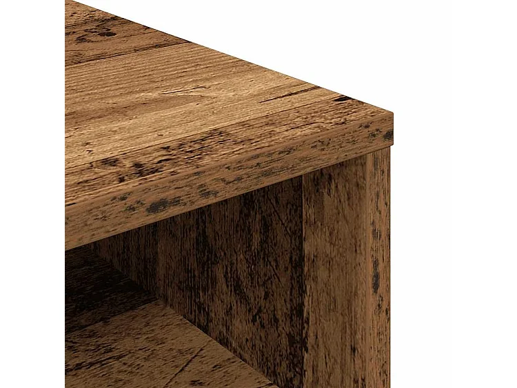 Bibliothèque vieux bois 34x31x80 bois d'ingénierie