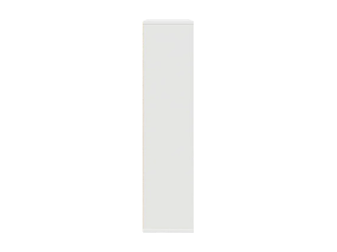 Meuble de rangement Kate 89cm - 4 niches 5 portes-Couleur Blanc