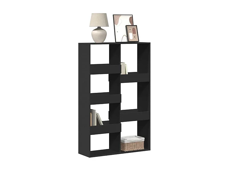 Bibliothèque noir 100x33x155,5 bois d'ingénierie