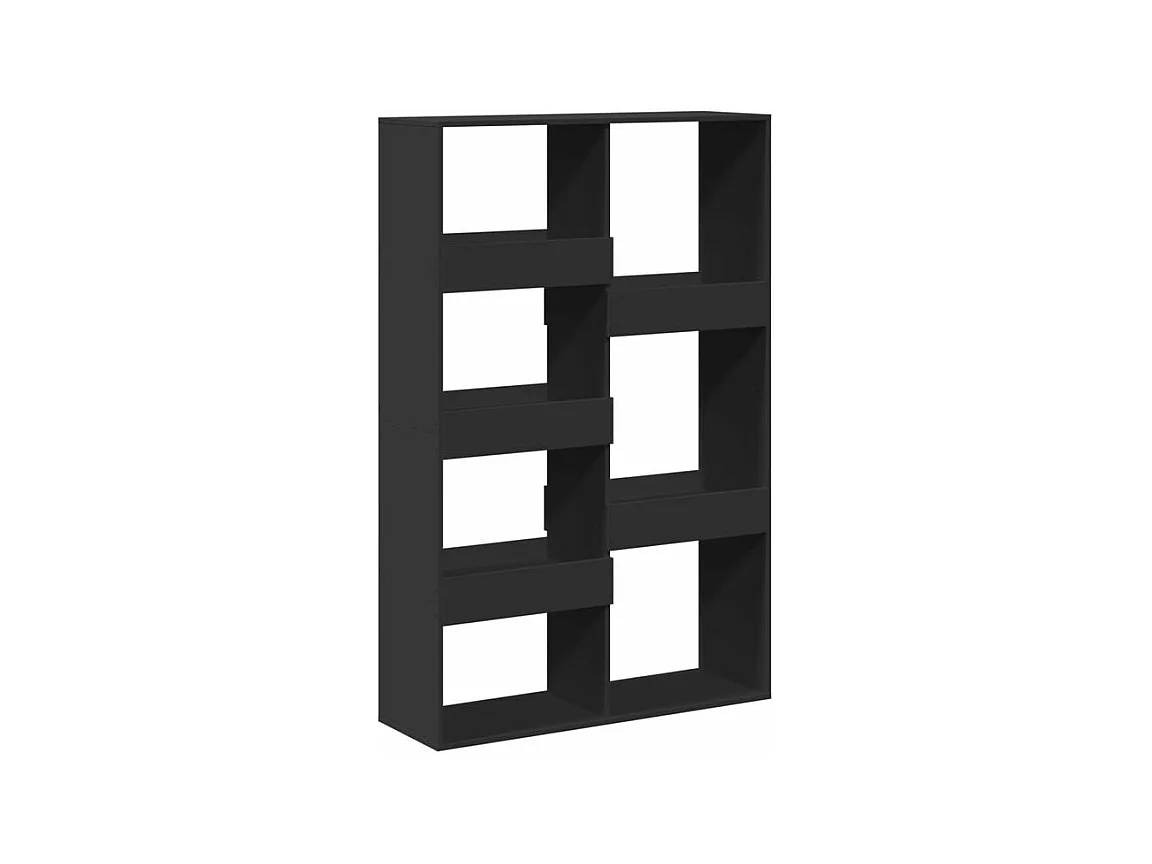 Bibliothèque noir 100x33x155,5 bois d'ingénierie