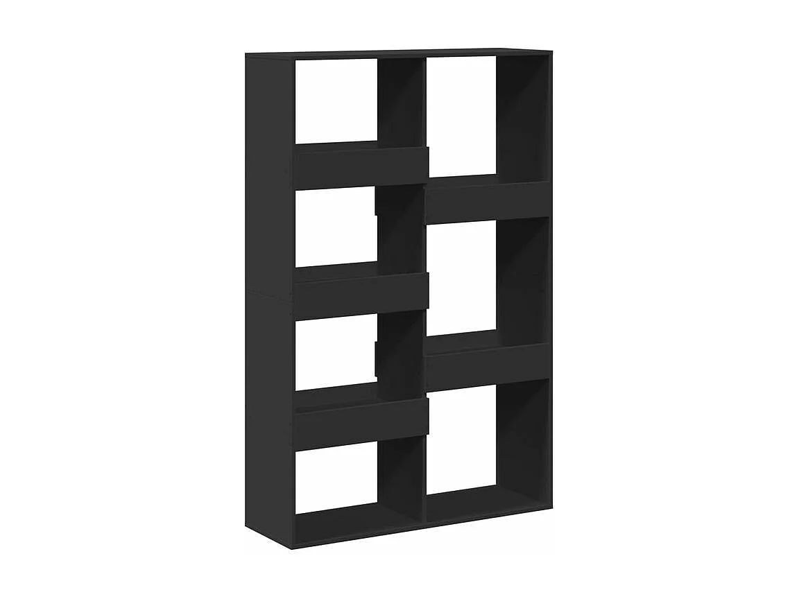 Bibliothèque noir 100x33x155,5 bois d'ingénierie