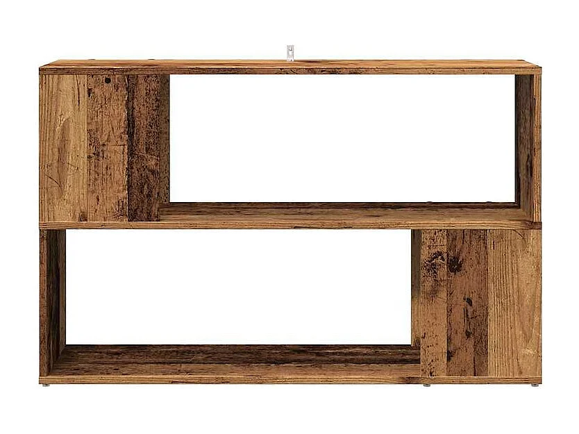 Bibliothèque vieux bois 100x24x63 bois d'ingénierie