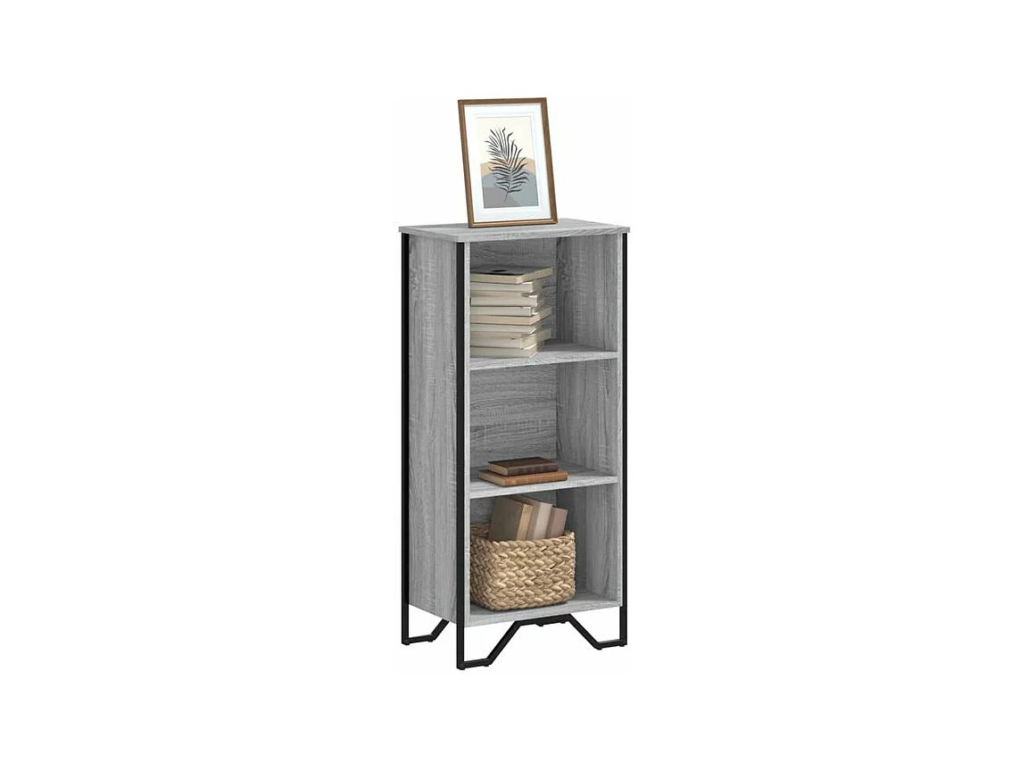 Bibliothèque sonoma gris 50x31x106 bois d'ingénierie