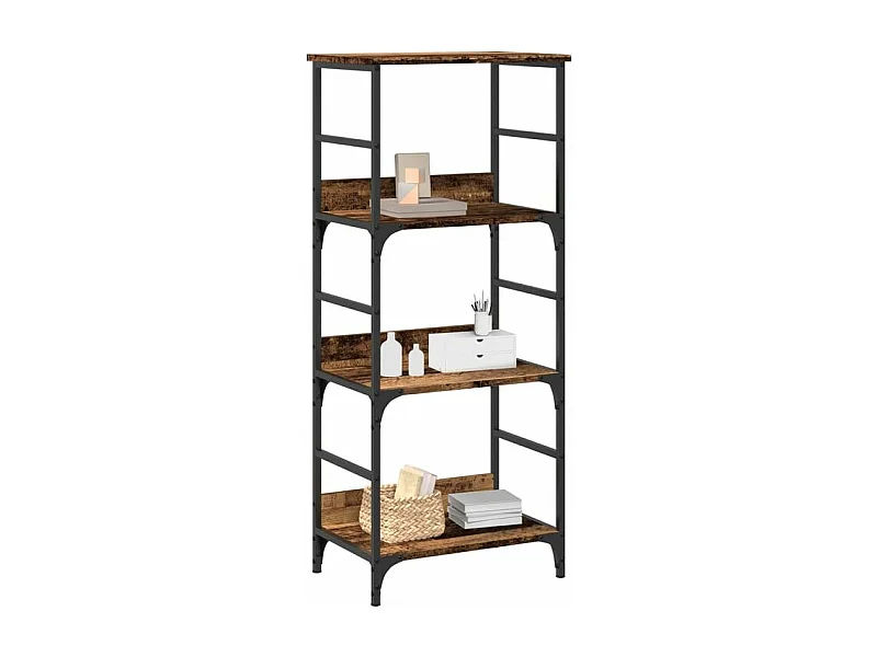 Bibliothèque vieux bois 50x33x117,5 bois d'ingénierie