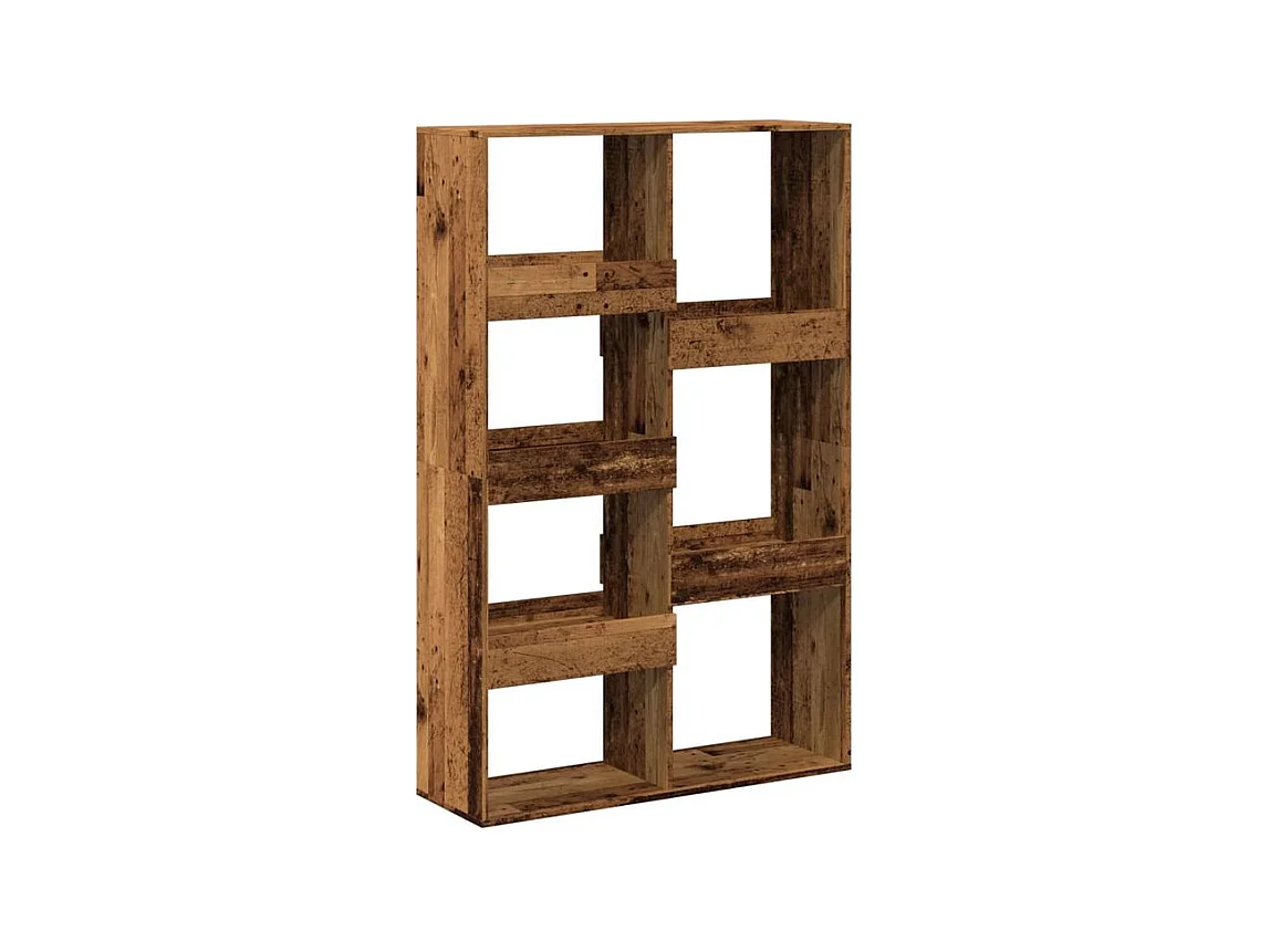 Bibliothèque vieux bois 100x33x155,5 bois d'ingénierie