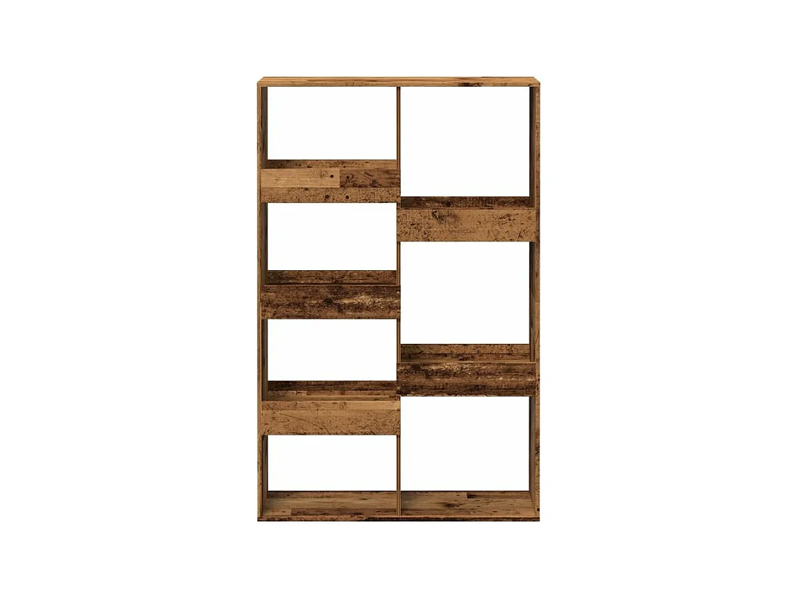 Bibliothèque vieux bois 100x33x155,5 bois d'ingénierie