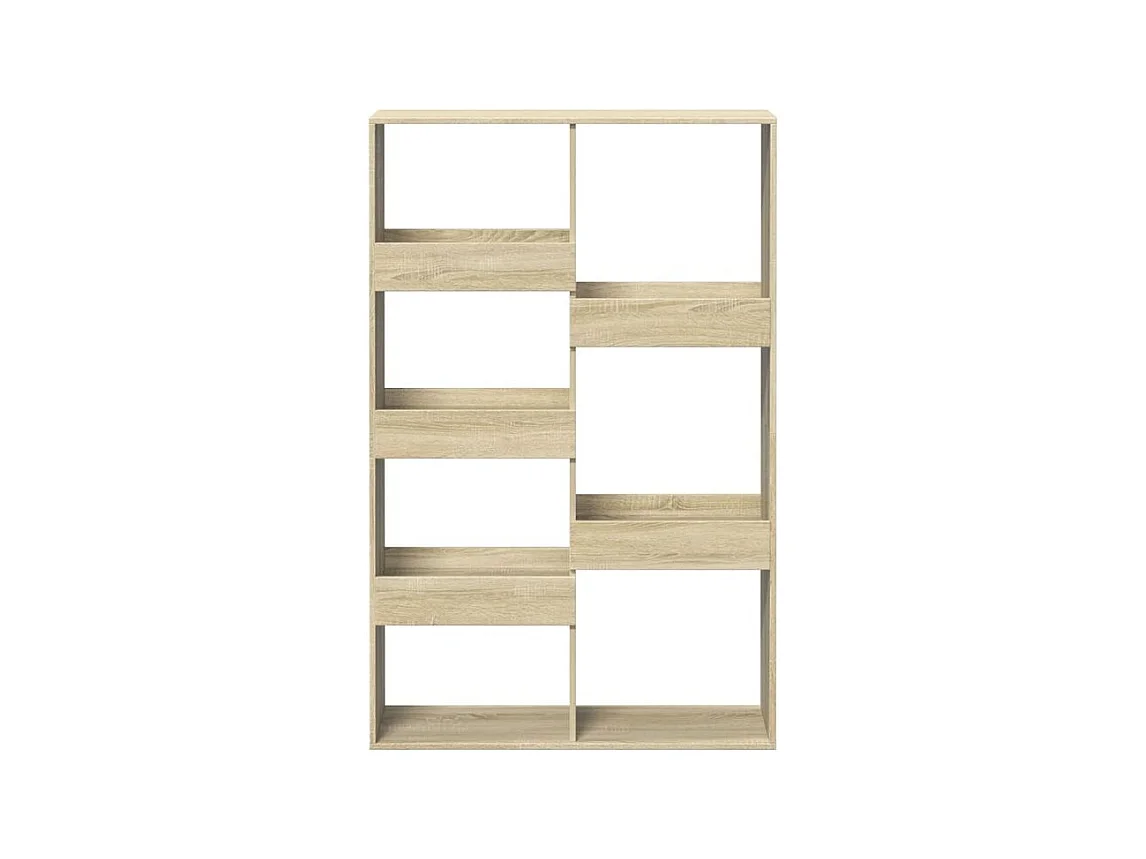 Bibliothèque chêne sonoma 100x33x155,5 bois d'ingénierie