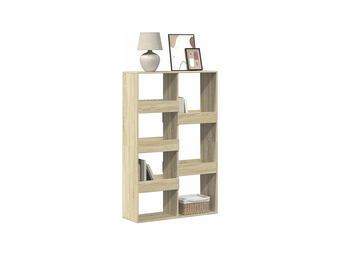 Bibliothèque chêne sonoma 100x33x155,5 bois d'ingénierie