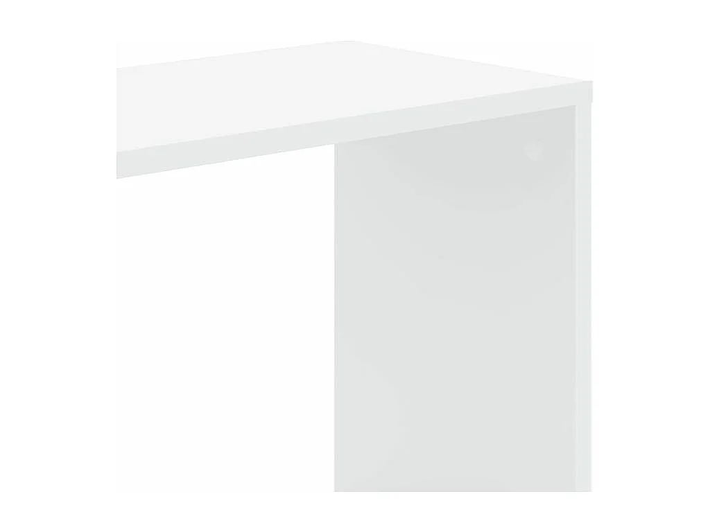 Bibliothèque 5 niveaux blanc 80,5x23,5x162,5 bois ingénierie