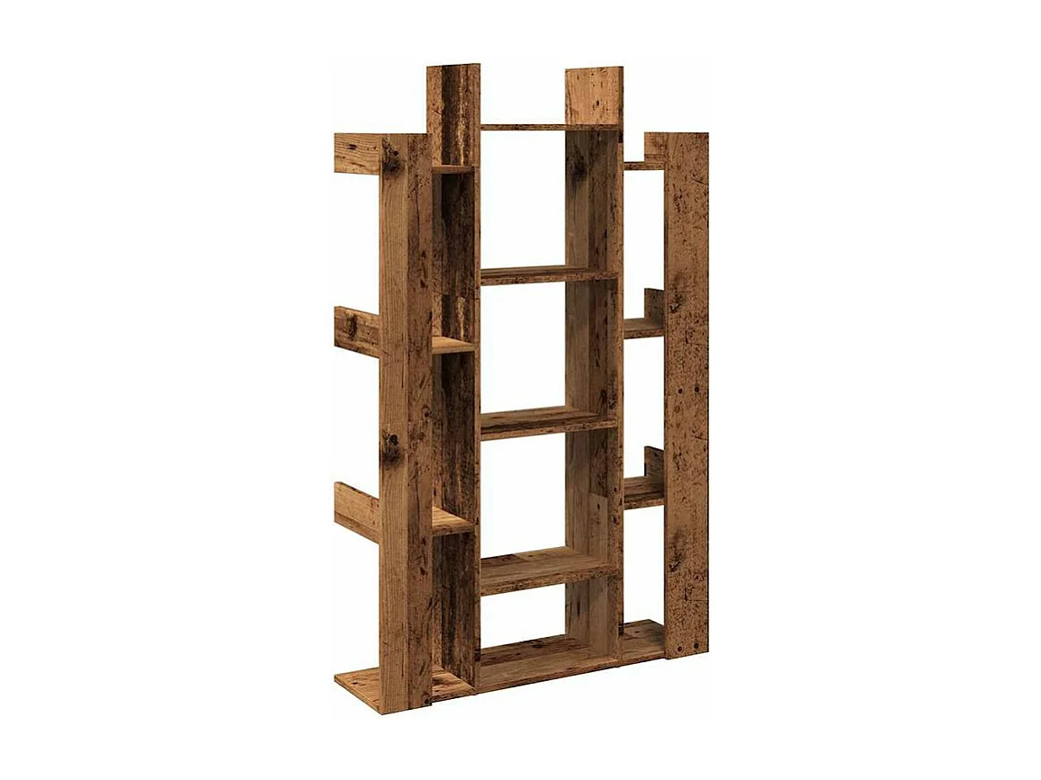 Bibliothèque vieux bois 86x25,5x140 bois d'ingénierie