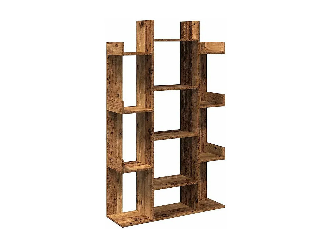 Bibliothèque vieux bois 86x25,5x140 bois d'ingénierie