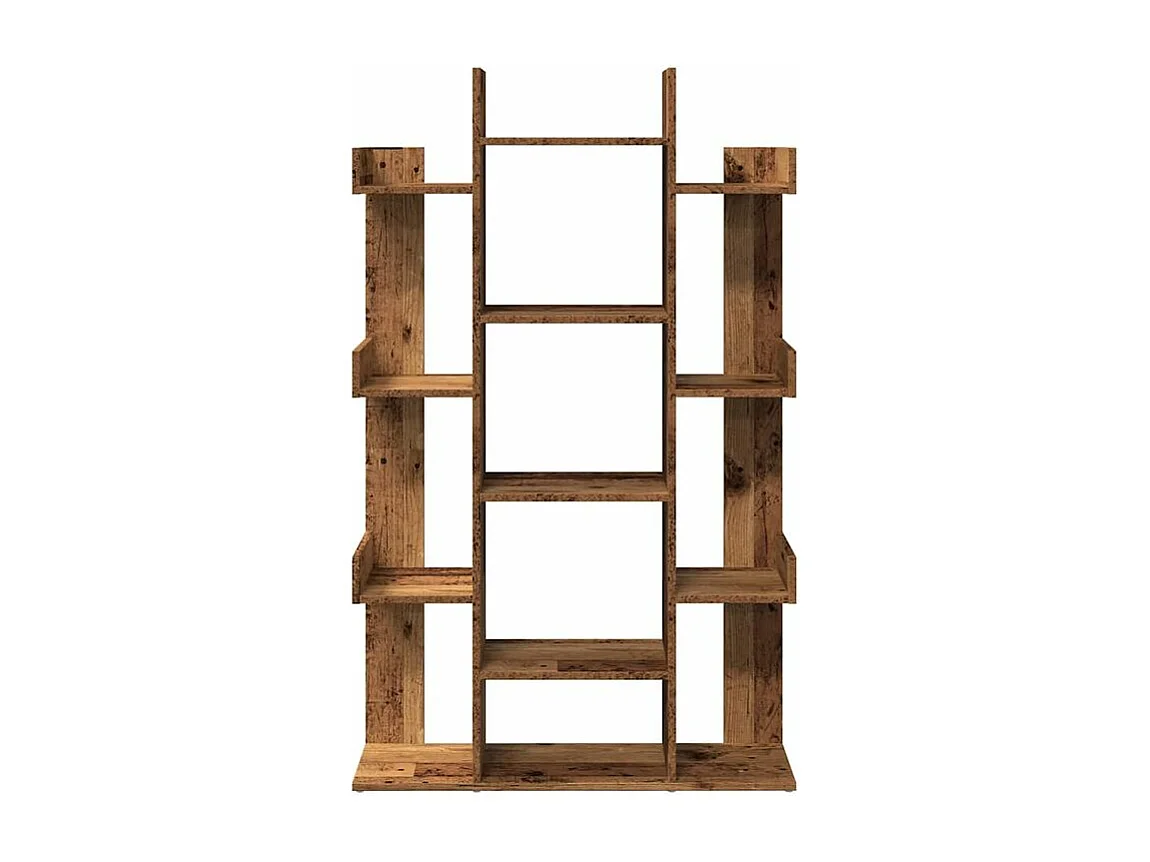 Bibliothèque vieux bois 86x25,5x140 bois d'ingénierie
