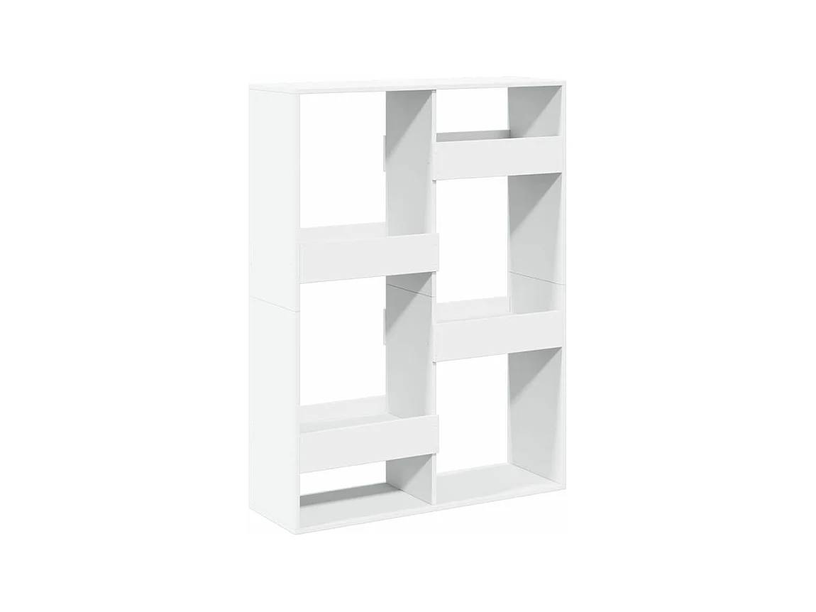 Bibliothèque blanc 100x33x135 bois d'ingénierie