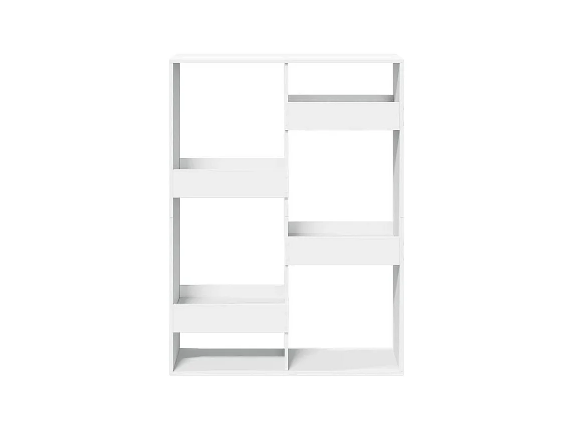 Bibliothèque blanc 100x33x135 bois d'ingénierie