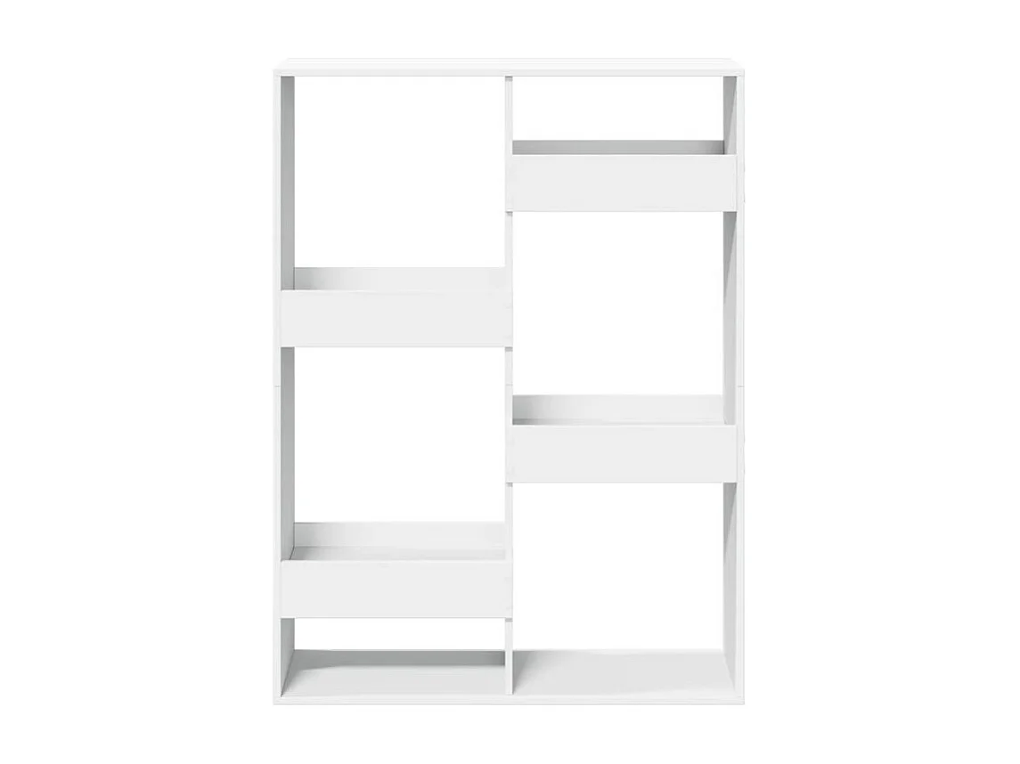 Bibliothèque blanc 100x33x135 bois d'ingénierie