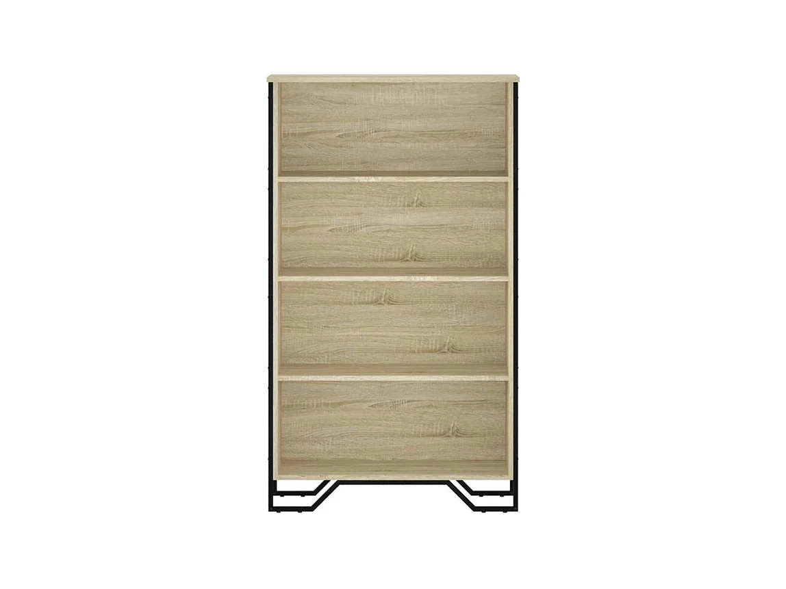 Bibliothèque chêne sonoma 80x31x137,5 bois d'ingénierie