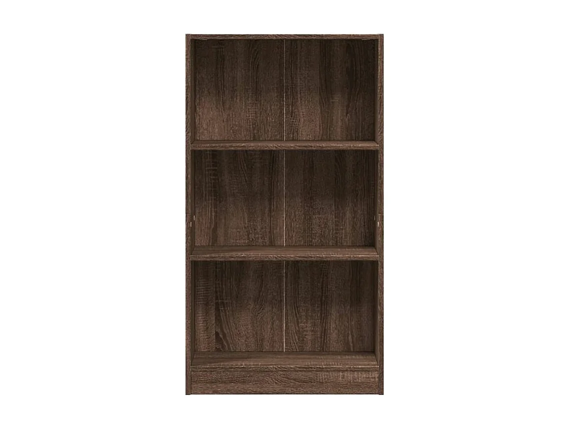 Bibliothèque chêne marron 60x24x109 bois d'ingénierie