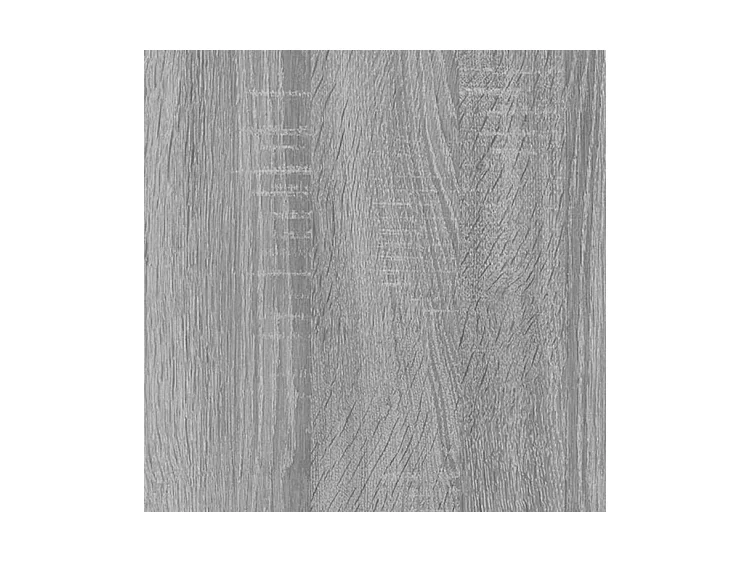 Bibliothèque séparateur en bois Mikola 60cm - Simple et moderne-Couleur Chêne gris