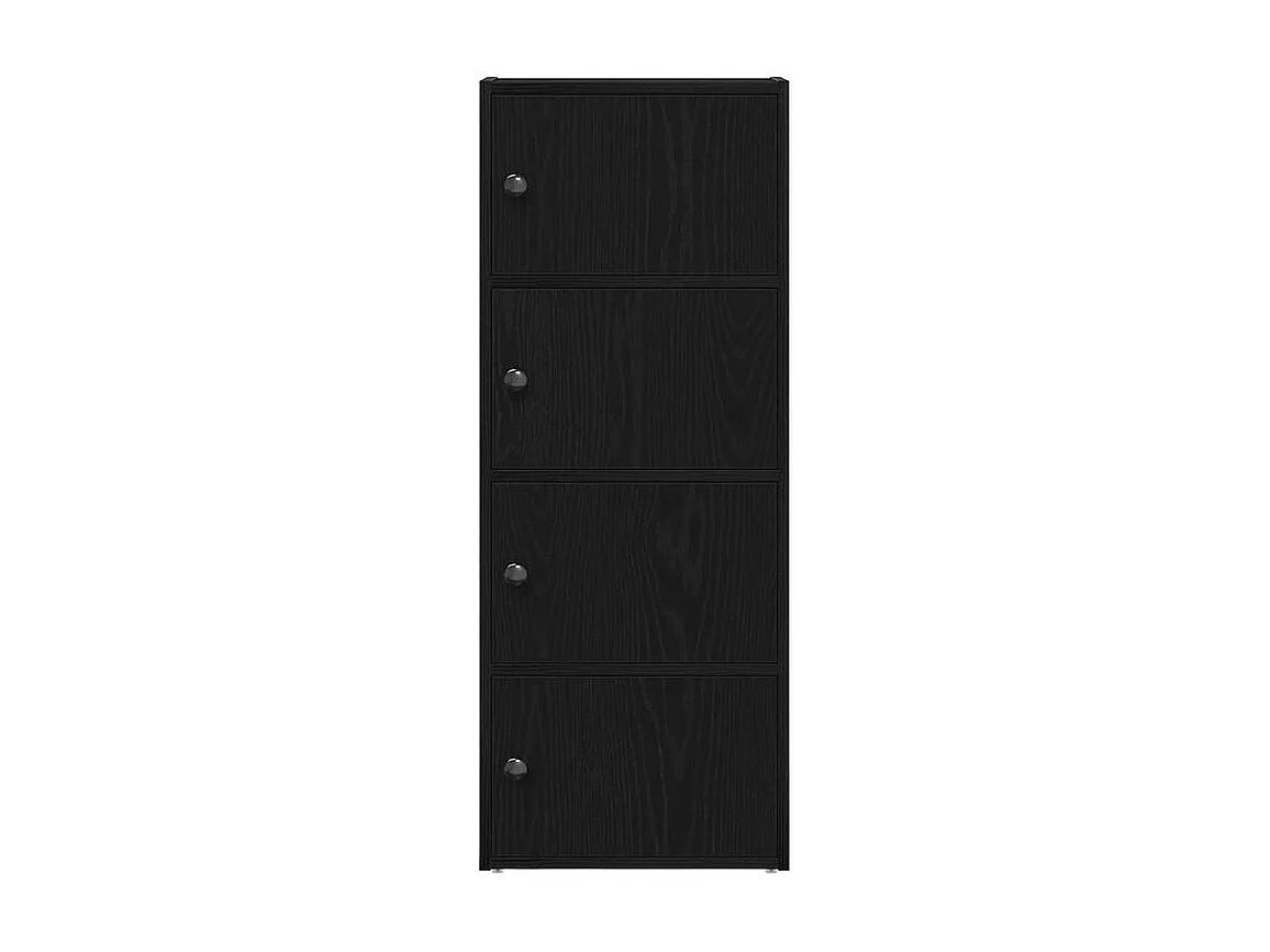 Bibliothèque chêne noir 40x24x102 bois d'ingénierie