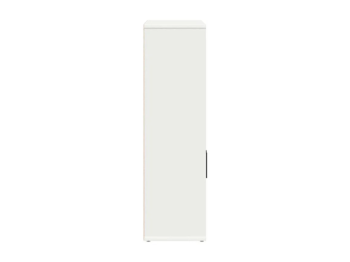 Bibliothèque blanc 60x24x85 bois d'ingénierie