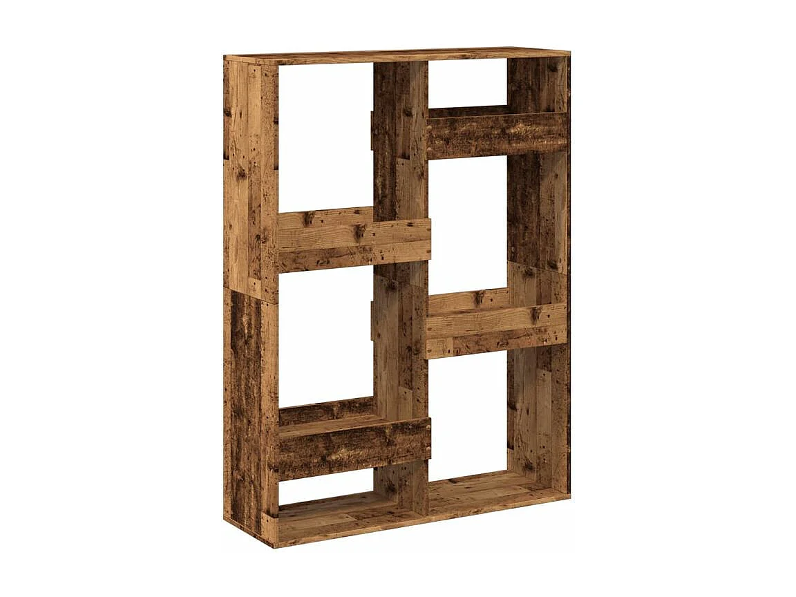 Cloison de séparation vieux bois 100x33x135 bois d'ingénierie