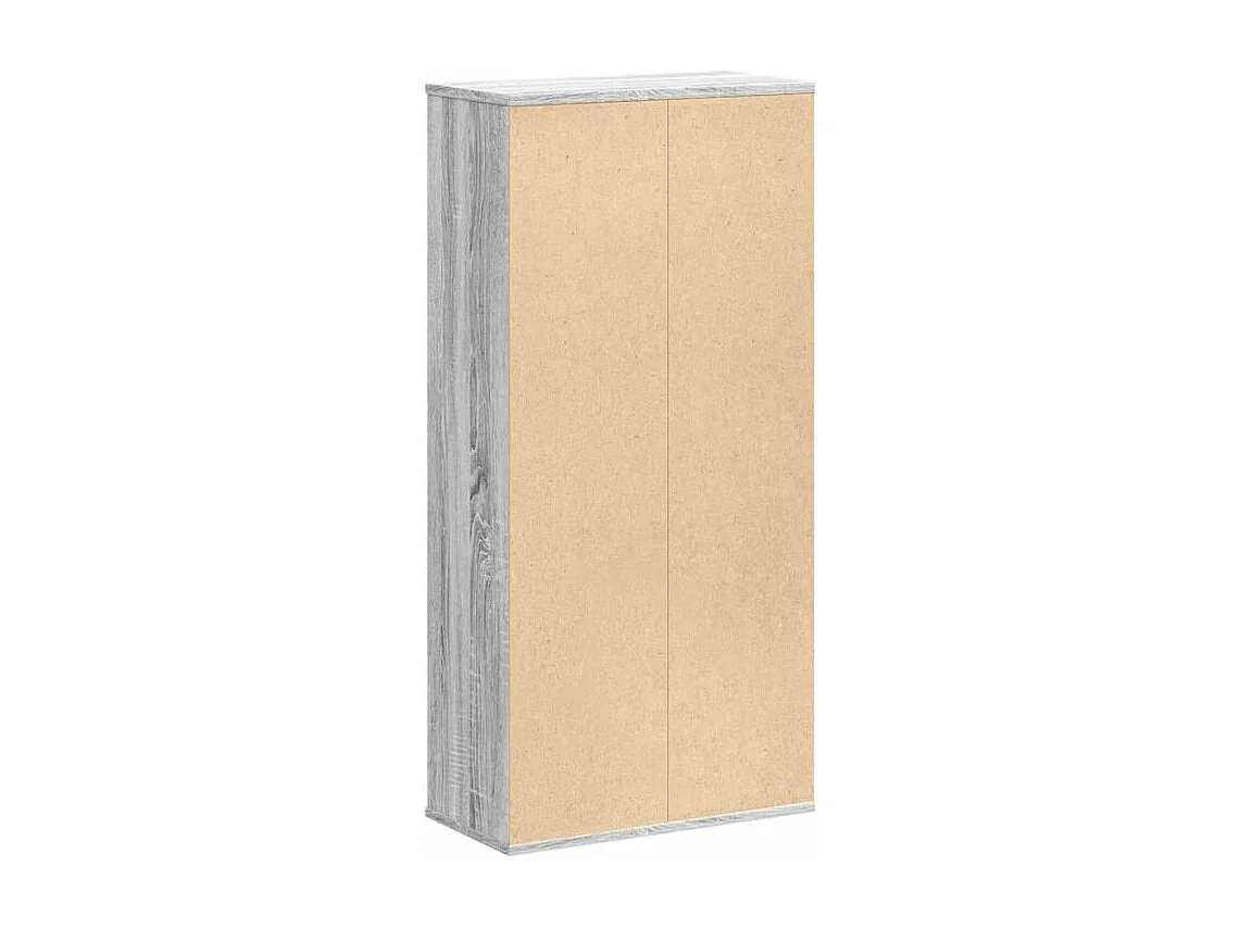 Bibliothèque sonoma gris 50x25x105 bois d'ingénierie