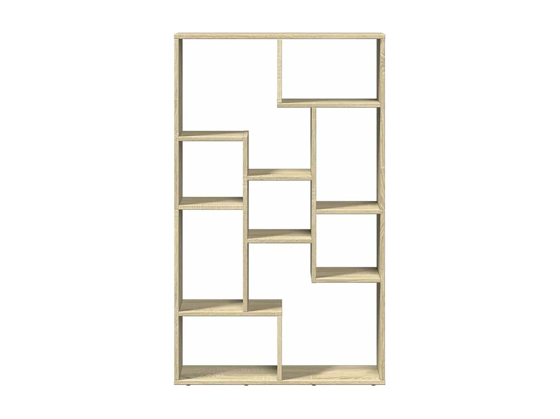 Bibliothèque chêne sonoma 72x20x120 bois d'ingénierie