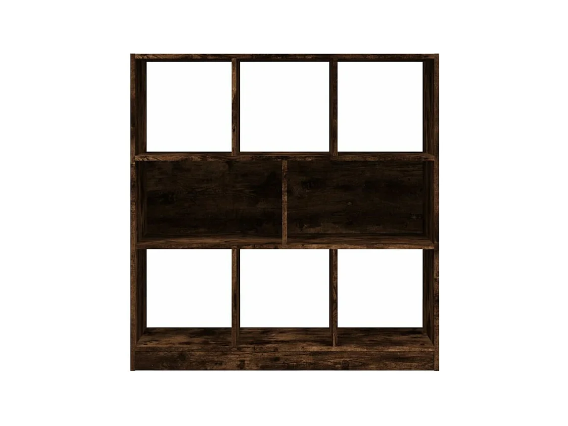 Bibliothèque Chêne fumé 97,5x29,5x100 Bois d'ingénierie