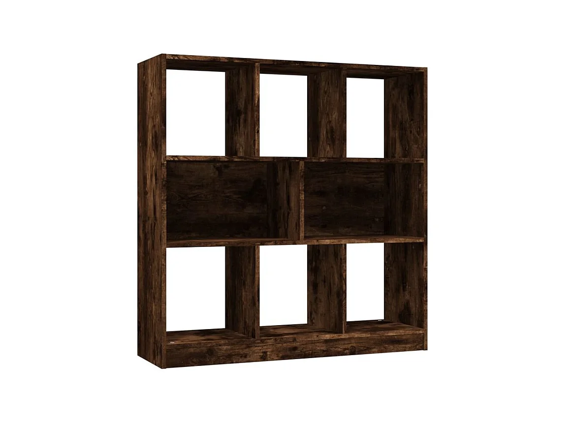 Bibliothèque Chêne fumé 97,5x29,5x100 Bois d'ingénierie