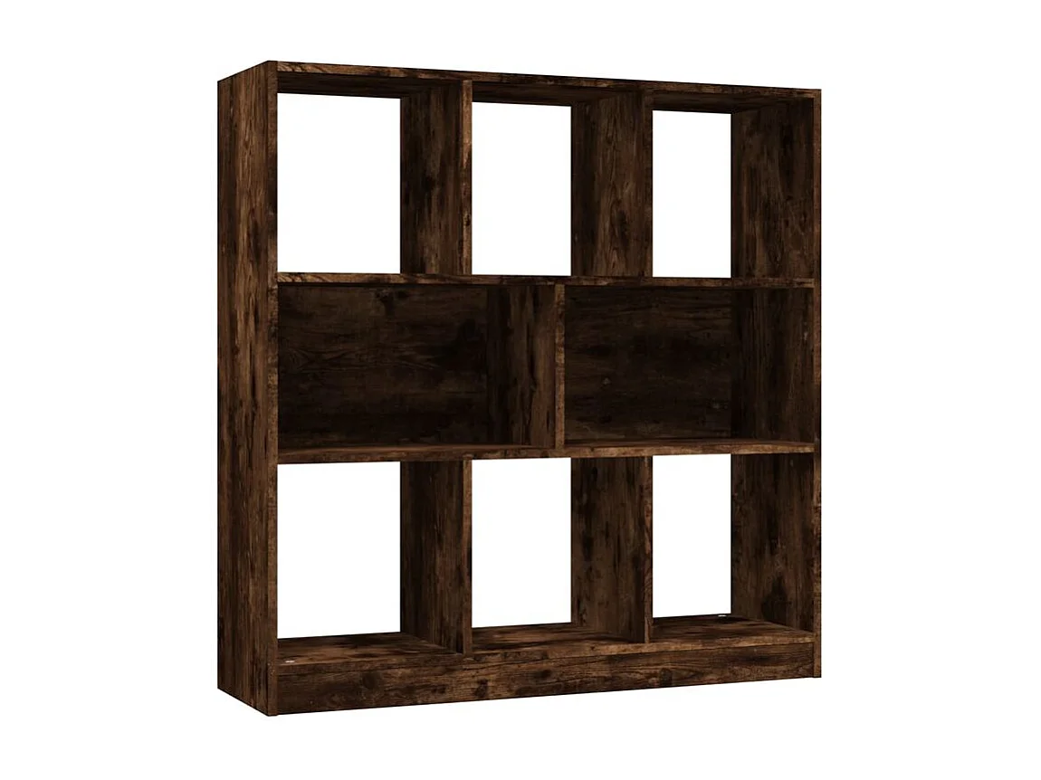 Bibliothèque Chêne fumé 97,5x29,5x100 Bois d'ingénierie