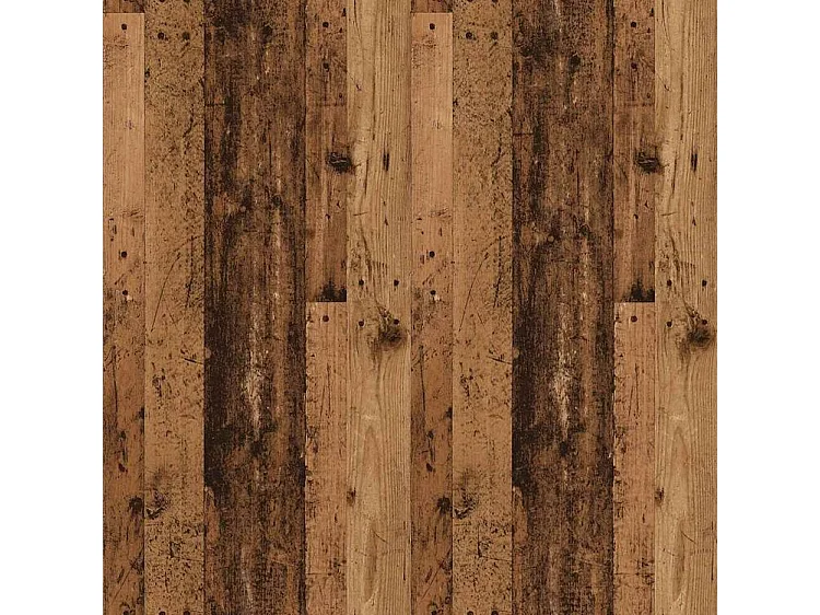 Bibliothèque-Séparateur de pièce vieux bois 80x30x72