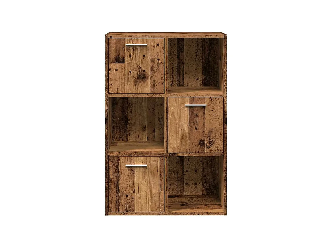 Bibliothèque vieux bois 60,5x30x90 bois d'ingénierie