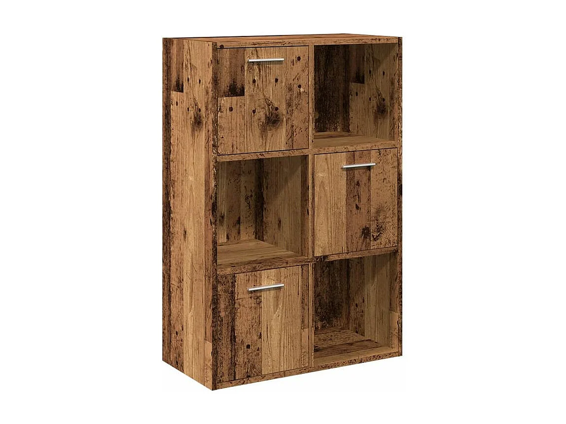 Bibliothèque vieux bois 60,5x30x90 bois d'ingénierie