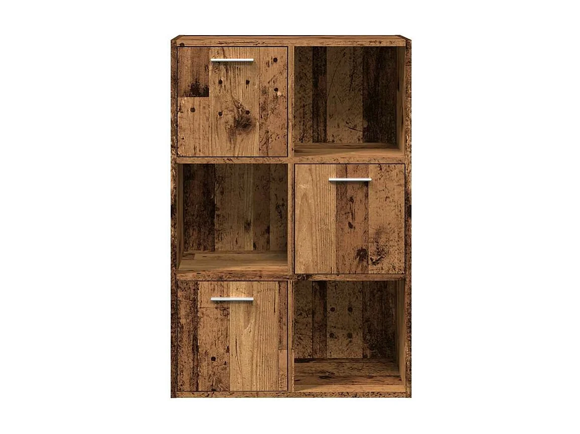 Bibliothèque vieux bois 60,5x30x90 bois d'ingénierie