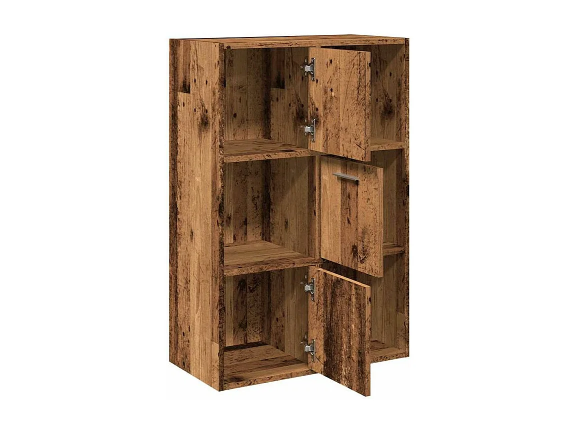 Bibliothèque vieux bois 60,5x30x90 bois d'ingénierie