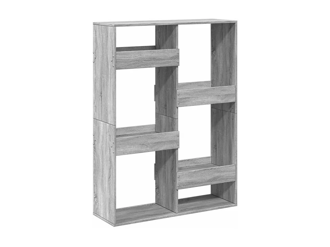 Cloison de séparation sonoma gris 100x33x135 bois ingénierie