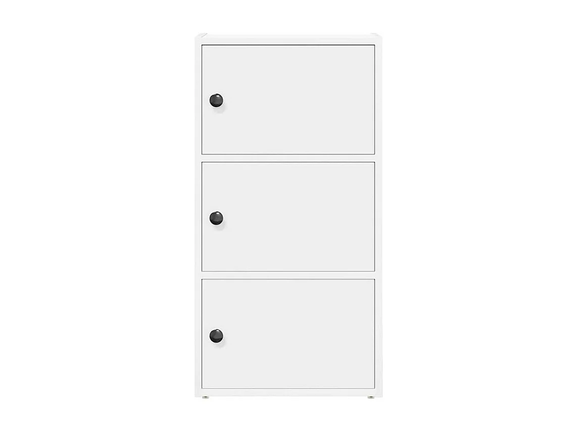 Bibliothèque blanc 40x24x77 bois d'ingénierie