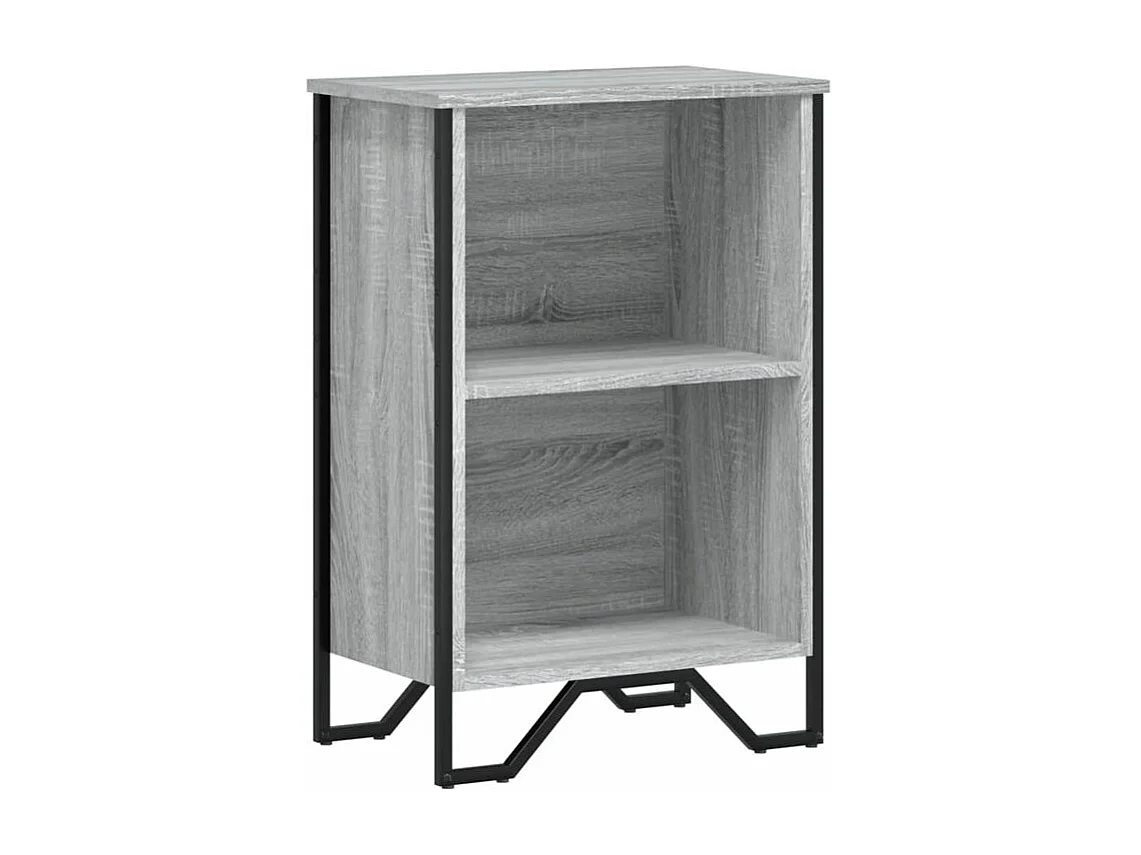 Bibliothèque sonoma gris 50x31x74,5 bois d'ingénierie