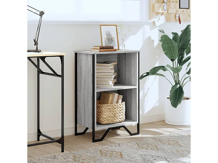 Bibliothèque sonoma gris 50x31x74,5 bois d'ingénierie