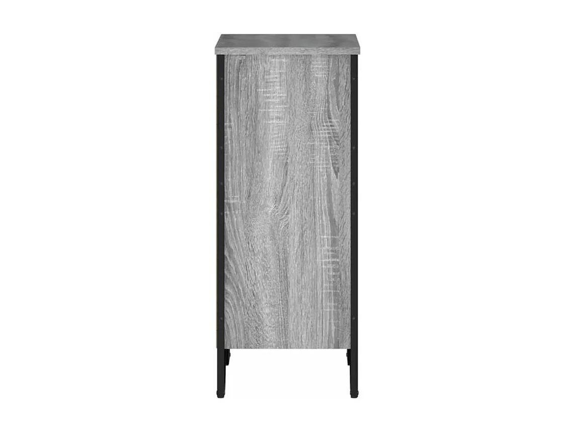 Bibliothèque sonoma gris 50x31x74,5 bois d'ingénierie