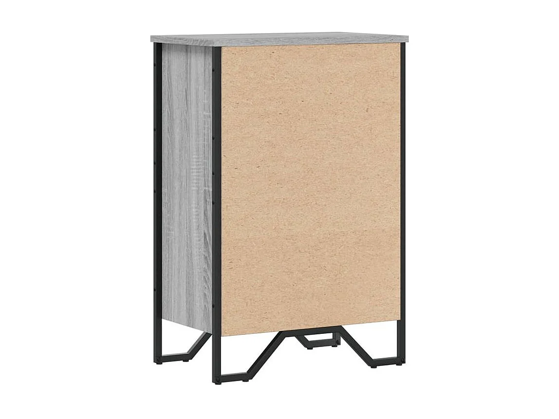 Bibliothèque sonoma gris 50x31x74,5 bois d'ingénierie